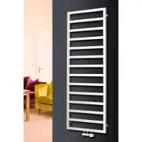 Ximax Badheizkörper Design Handtuchheizkörper Mittelanschluss Pure Weiss Höhe 1230 mm, Breite 600 mm 552 Watt