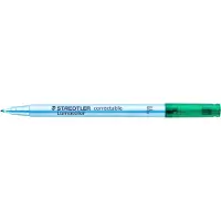 Staedtler Lumocolor 305, Fein, 1 Farben, Grün, 0,6 mm, Tinte auf Wasserbasis