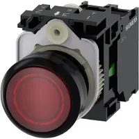 Siemens LEUCHTDRUCKTASTER, ROT, IP67, IP69K, 2,23 cm, 40 mm, 100 mm, 30 mm, 56 g