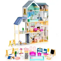 Northio XXL Puppenhaus Maya Residence 28 Teile
