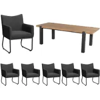 Hartman /CLEMENTO Esmee/Lyon Gartenmöbel-Set 7tlg