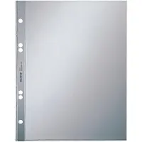 Leitz Prospekthülle extrastark, A5, PP, genarbt, 0,13 mm oben offen, dokumentenecht, Lochung: 80-80-