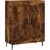 vidaXL Sideboard Räuchereiche 69,5x34x90 cm Holzwerkstoff