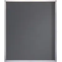 Franken Schaukasten SK15PTE12 99x117.5x4.5cm 15xDIN A4 Filz grau