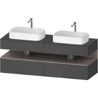 Duravit Waschtischunterschrank Qatego 160x55x60cm, ba m/Gr m, Pl, B bs, B