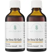Spinnrad Aloe Vera 10fach flüssig 2x 2x50 ml Flüssigkeit