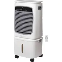 Sygonix Luftkühler 80 W (L x B x H) 400 x 300 x 850 mm Weiss LED-Display, mit Fe