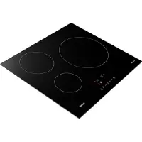 Samsung NZ63M3NM1BB/UR, Schwarz, Integriert, Zonen-Induktionskochfeld, 3 Zone(n), 3 Zone(n), Regelmäßig