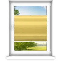 Time4blinds - Plissee Rollo, Faltrollo, Sichtschutz, Neapolitanisch, 80x60cm