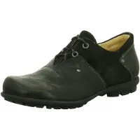 Think KONG Herrenschuhe - bequeme Schnür Halbschuhe schwarz Freizeit