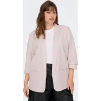 ONLY Carmakoma Kurzblazer "CARELLY 3/4 LIFE BLAZER WVN" Kunstfaser mit Stretch