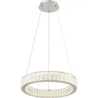 Globo Lighting Hängeleuchte Metall verchromt, LED