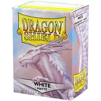 Dragon Shield ART11005 - Schutzhüllen für Karten: Matt - Weiss (100 Stk)
