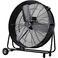Sygonix Trommelventilator 300 W (Ø x H) 905 mm x 952 mm Aluminium Schwenkbar