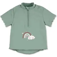 Sterntaler Badeshirt kurzarm Regenbogen in sattes grün | Gr.: 116