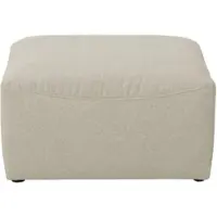 58 aufm Kessel POLSTERHOCKER Kattrina Flachgewebe creme | Gr.: onesize