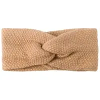 StyleBREAKER Strick Stirnband in Hellbraun | Gr.: onesize