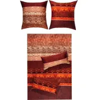 Erwin Müller Mako-Satin Bettwäsche in rot | Gr.: 240x220 cm (80x80 cm)