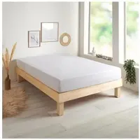 TRAUMSCHLAF Basic Single Jersey Spannbettlaken 70x140 cm | weiss - weiß
