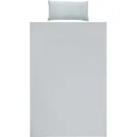 Redbest Microfaser-Seersucker, Microfaser Bettwäsche Detroit in silber | Gr.: 135x200 cm + 40x80 cm