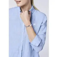 Polo Sylt Armreif mit Schriftzug-Gravur in Metallic | Gr.: onesize