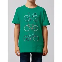 Wat? Apparel T-Shirt 3 Fahrräder in Go Green | Gr.: 110/116