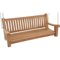 CLP Schaukelbank Joyce Teakholz wetterfest teak Größe 200 cm