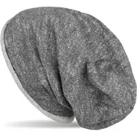 StyleBREAKER Beanie Mütze in Dunkelgrau meliert | Gr.: onesize