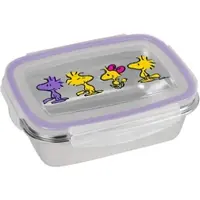 GEDA LABELS Brotdose Peanuts Woodstock in Lila - 550 ml | Gr.: onesize