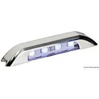 Osculati 01.018.13, weiße LED-Lampe dank der freundlichen Haltung des vorderen Panels 13.428.01.