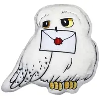 Harry Potter Kissen Hedwig Brief Plüsch Eule Dekokissen 40 x 40 cm in weiß | Gr.: onesize