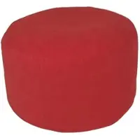 Linke Licardo Pouf Fußhocker Hocker Ø47/34 cm in rot | Gr.: onesize