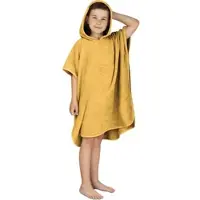 Normani Badeponcho aus Bio-Baumwolle für Kinder in Gelb | Gr.: 75 x 75 cm