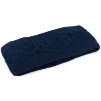 StyleBREAKER Strick Stirnband in Dunkelblau | Gr.: onesize