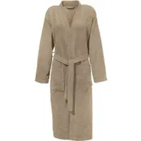 Redbest Frottier Unisex-Bademantel Chicago in taupe | Gr.: L