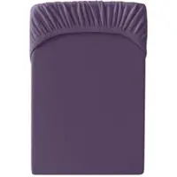 Cats Collection Spannbetttuch Edel-Jersey in violett | Gr.: 180-x-200-cm