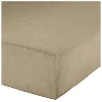 Erwin Müller Frottee Spannbettlaken Erding in taupe | Gr.: 90x190 cm - 100x200 cm