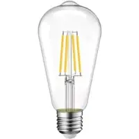 Licht-Erlebnisse E27 LED-Leuchtmittel in Warmweiß EEK E A bis G Ø 6.4 cm in Klar | Gr.: onesize