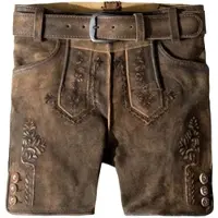Stockerpoint Kinderlederhose Michel in muskat gespeckt | Gr.: 86/92