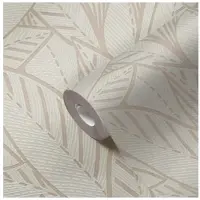 A.S. Création Vliestapete "French Affair Blätter-Tapete Mustertapete Floral Blattmuster" leicht glänzend strukturiert Vliestapete Blatt-Motiv für Schlafzimmer Küche Wohnzimmer Blätter Flur