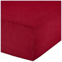 Erwin Müller Frottee Boxspring-Spannbettlaken Füssen in bordeaux | Gr.: 180x220 cm - 200x220 cm