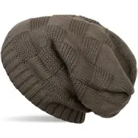 StyleBREAKER Strick Beanie Mütze in Grau | Gr.: onesize