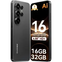 Blackview Wave 10C smartphone Ohne Vertrag, Android 16, 6.88", 120Hz, 1080p, Dual SIM, Face ID, 5000 mAh, Gemini AI, DokeOS 5.0, 1080p, 4G