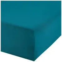 Erwin Müller Single-Jersey Boxspringbett-Spannbettlaken Freising in petrol | Gr.: 140x200 cm - 160x220 cm