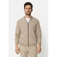 Camel active Strickjacke mit Reißverschluss in Beige | Gr.: 5XL