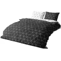 TRAUMSCHLAF Bettwäsche West Kissenbezug einzeln 40x80 cm schwarz-weiss