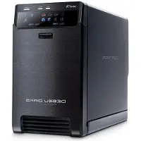 Fantec QB-X2US3R schwarz 2x3,5 SATA RAID HDD USB3.0