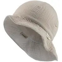 Sterntaler Wende-Sonnenhut uni in beige | Gr.: 43 cm