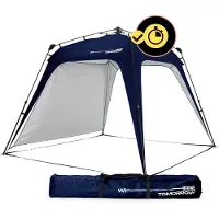 DS Produkte Where Tomorrrow Lumaland Outdoor Pavillon 2,5 x 2,5m Wasserdicht & UV-Schutz Gartenzelt Robuster Camping & Partyzelt PopUp Zelt Aufbau in 2 Min.