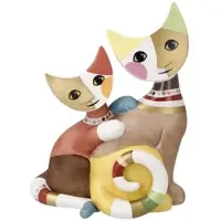 Goebel Figur " Rosina Wachtmeister - Katzen "Noemi e Taddeo" " in Bunt | Gr.: onesize
